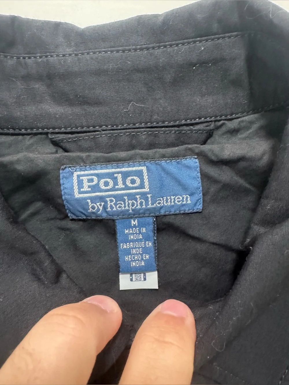 Polo Ralph Lauren Polo Match Jacket Mens M Horse Embroidered 1967 Spellout black